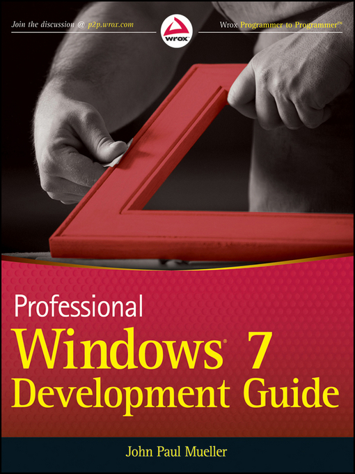 Cover image for Professional Windows 7 Development Guide